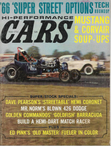 HI PERFORMANCE CARS 1965 NOV - MUSTANG&CORVAIR, NORM'S 426 BLOWN DODGE, CUDA